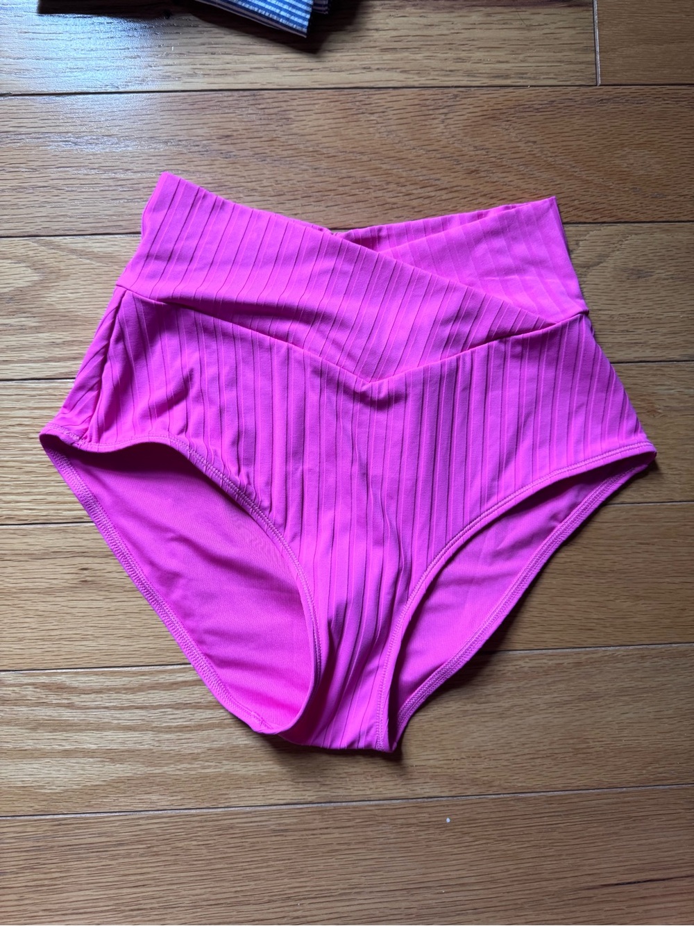 NWT Aerie Ribbed High Waisted Full Coverage Bottom - Picture 3 of 8